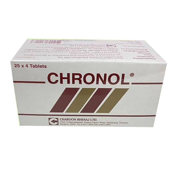 [CHÍNH HÃNG] Thuốc Chronol 500mg