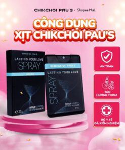 Xịt cải thiện sinh lí nam giới Chikchoi Pau’s xuất tinh sớm 15ml