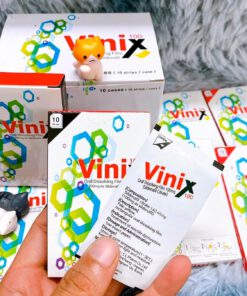 Tem Vinix 100mg kéo dài thời gian quan hệ hộp 10 tem