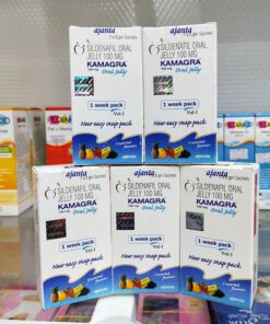 Thạch trái cây cường dương tăng cường sinh lý nam Kamagra Oral Jelly 100mg Hộp 7 Gói
